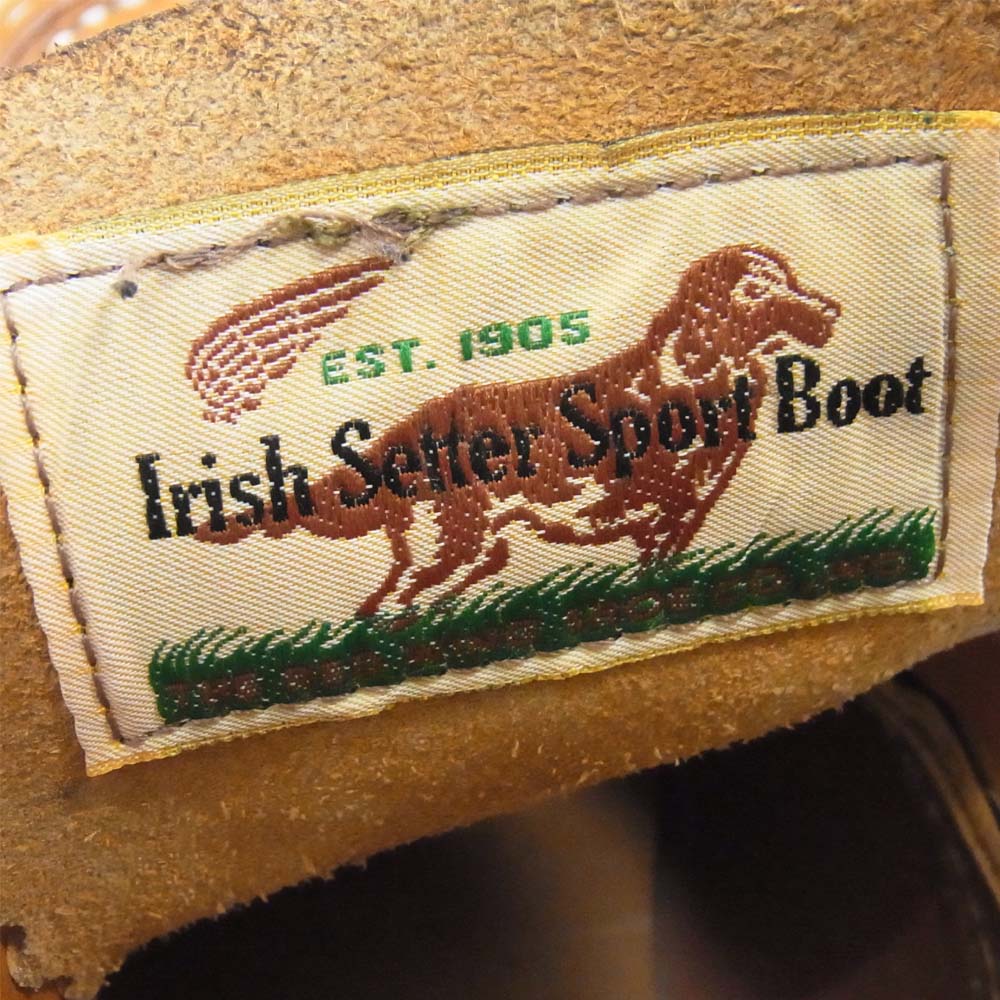 RED WING レッドウィング 9895 犬タグ復刻 オックスフォード アイリッシュセッター ブーツ ゴールドラセット ライトブラウン系 10D【中古】