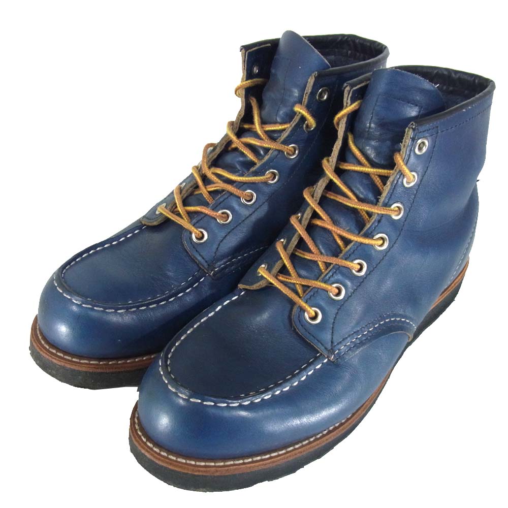 RED WING レッドウィング 8853 Classic Work 6 Moc-toe クラシックワーク モックトゥ ブーツ インディゴ ポーテージ インディゴブルー系 9.5E【中古】