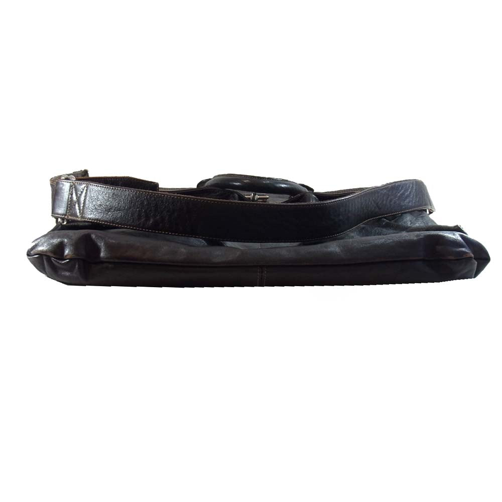 レインボーカントリー レザー ヘルメット バッグ 2Way ブラウン系【中古】