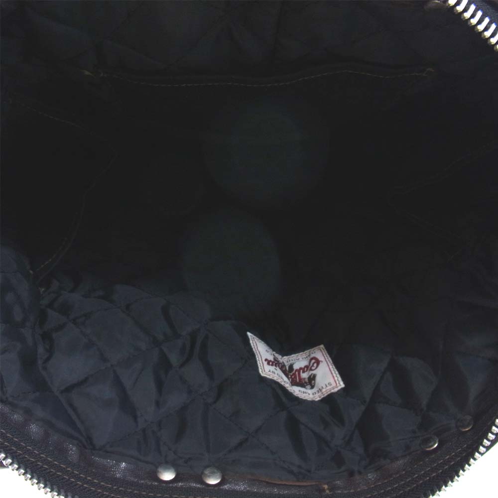 レインボーカントリー レザー ヘルメット バッグ 2Way ブラウン系【中古】