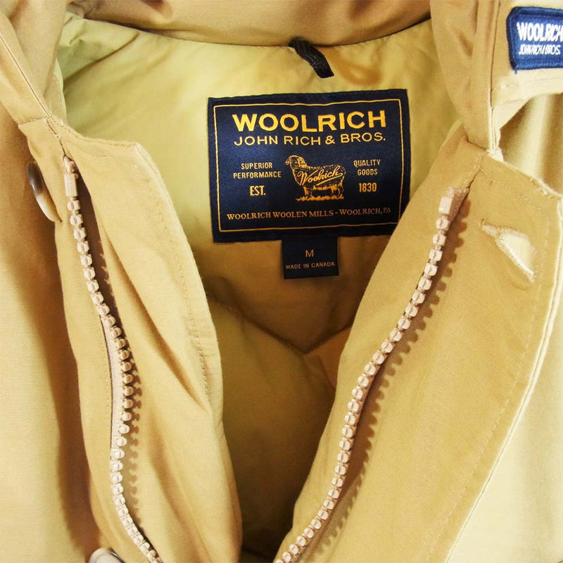 WOOLRICH ウールリッチ WOCPS1985 ARCTIC PARKA アークティック パーカー ダウン ジャケット ベージュ系 M【新古品】【未使用】【中古】
