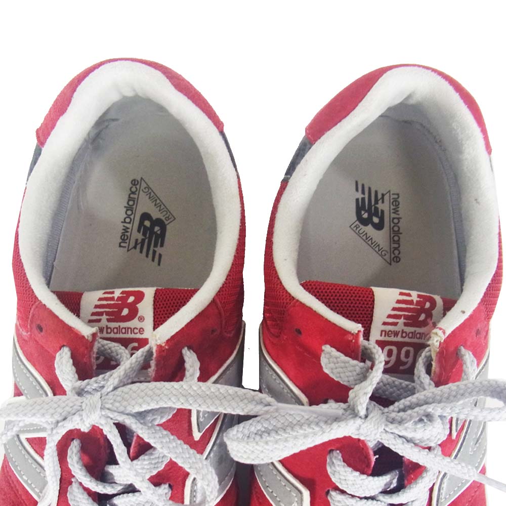 NEW BALANCE ニューバランス MRL996AR ローカット スニーカー レッド系 28cm【中古】