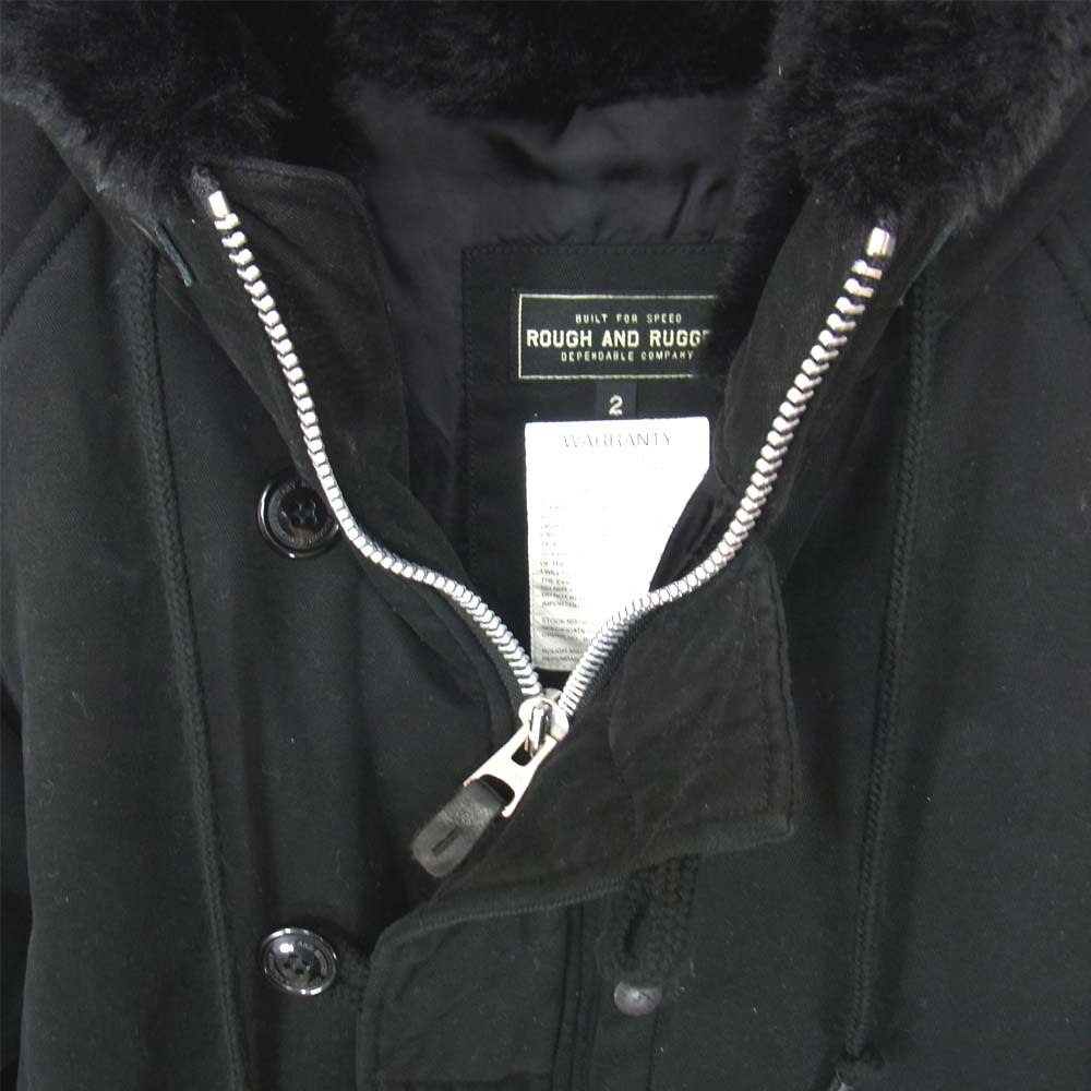 ROUGH and RUGGED ラフアンドラゲッド R-2B プリマロフト ジャケット ブラック系 2【中古】