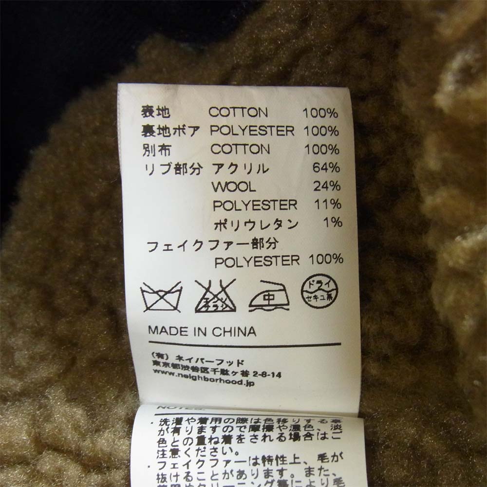 NEIGHBORHOOD ネイバーフッド 16AW 162SZNH-JKM11 MIL-MACKINAW C-JKT マッキーノ コート ネイビー系 M【中古】