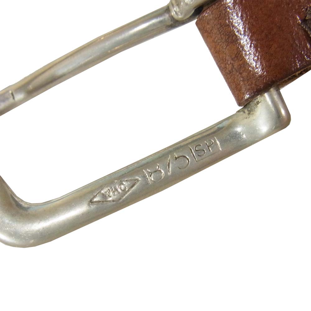 WHITE HOUSE COX ホワイトハウスコックス レザー ベルト ブラウン系 34【中古】