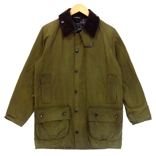 Barbour バブアー CLASSIC BEAUFORT クラシック ビューフォート オイルド ジャケット カーキ系 表記無し【中古】