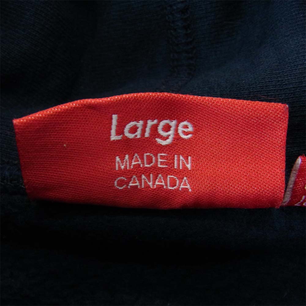 Supreme シュプリーム 13AW Box Logo Pullover ボックスロゴ プルオーバー パーカー ネイビー系 L【中古】