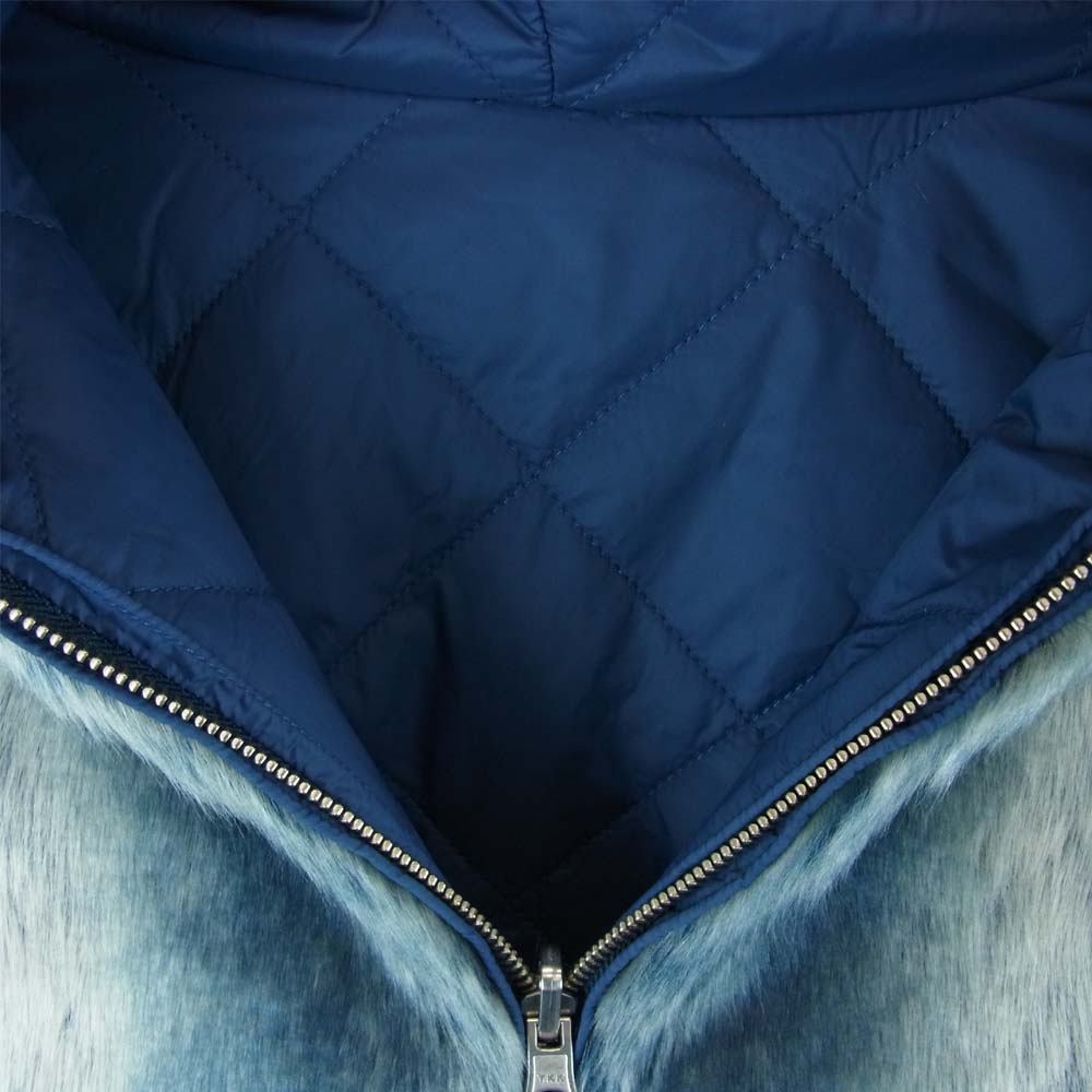 Supreme シュプリーム 20AW Faux Fur Reversible Jacket ファー リバーシブル ジャケット ブルー系 グレー系 L【新古品】【未使用】【中古】