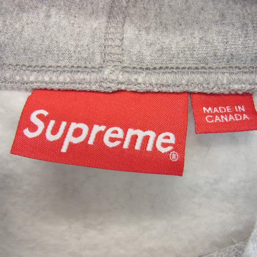 Supreme シュプリーム 20AW Cross Box Logo Hooded Sweatshirt クロス ボックスロゴ パーカー グレー系 L【新古品】【未使用】【中古】