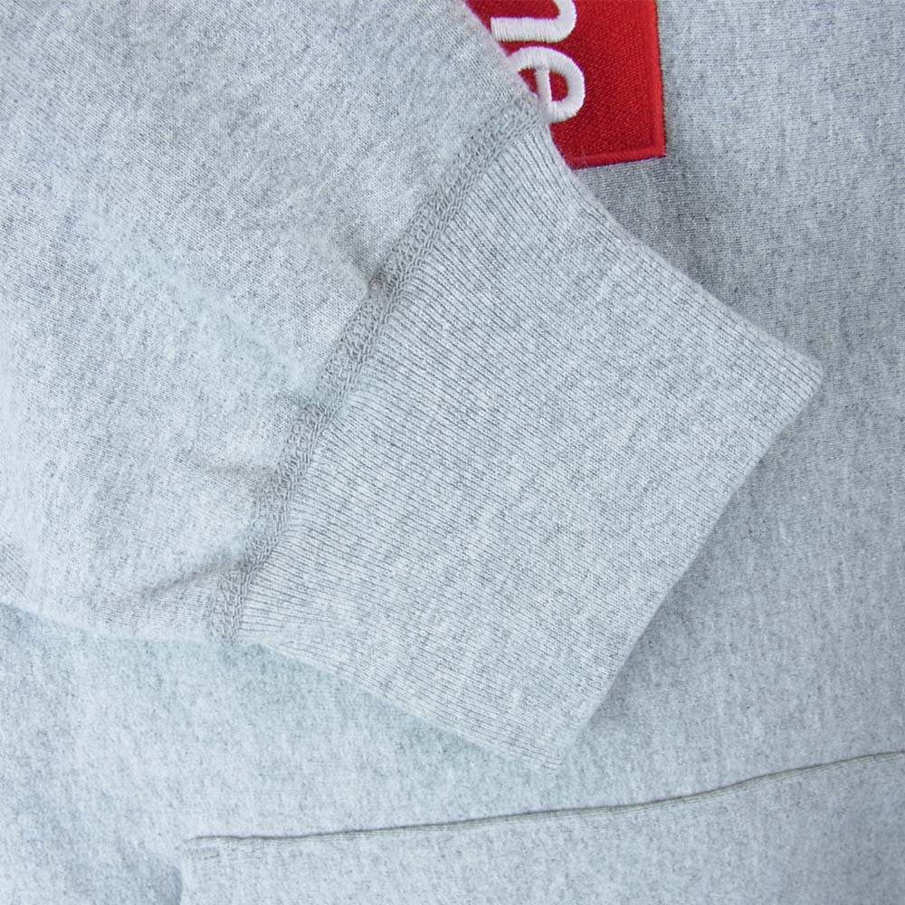 Supreme シュプリーム 20AW Cross Box Logo Hooded Sweatshirt クロス ボックスロゴ パーカー グレー系 L【新古品】【未使用】【中古】