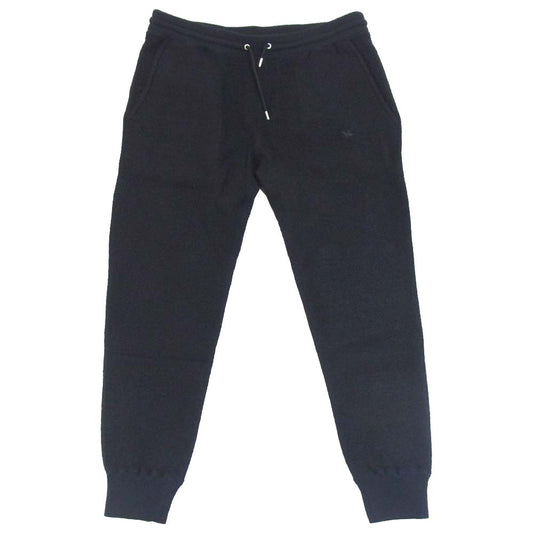 ウノピゥ ウノウグァーレトレ POE071 ベロア リブ イージー ロング パンツ ブラック系 7【中古】