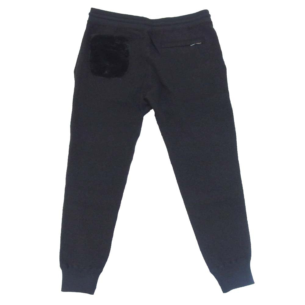 ウノピゥ ウノウグァーレトレ POE071 ベロア リブ イージー ロング パンツ ブラック系 7【中古】