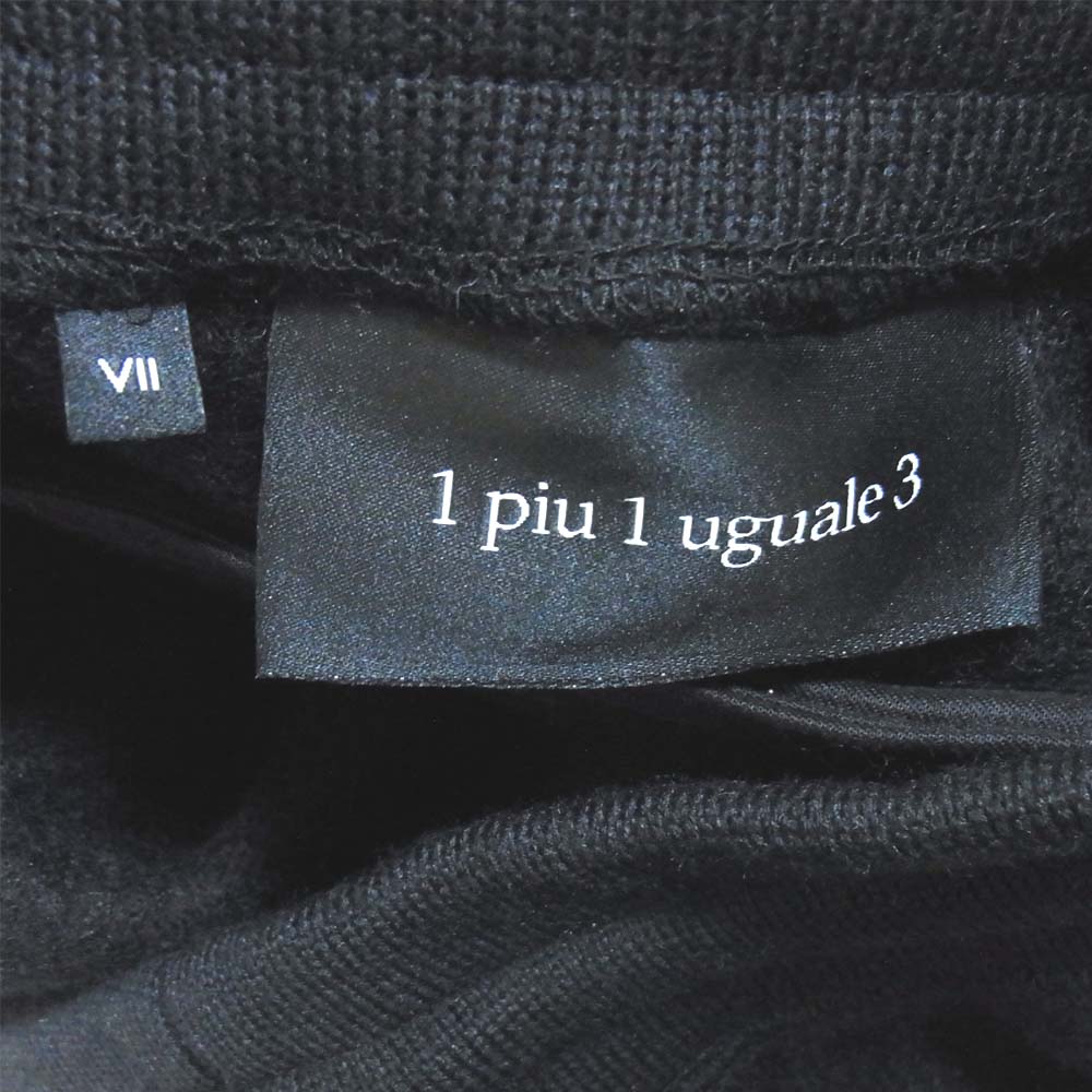 ウノピゥ ウノウグァーレトレ POE071 ベロア リブ イージー ロング パンツ ブラック系 7【中古】