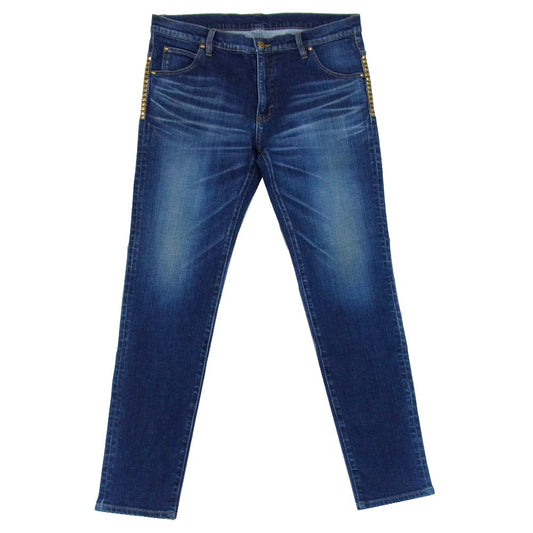 ウノピゥ ウノウグァーレトレ CTU161 スタッズ デニムパンツ インディゴブルー系 7【中古】