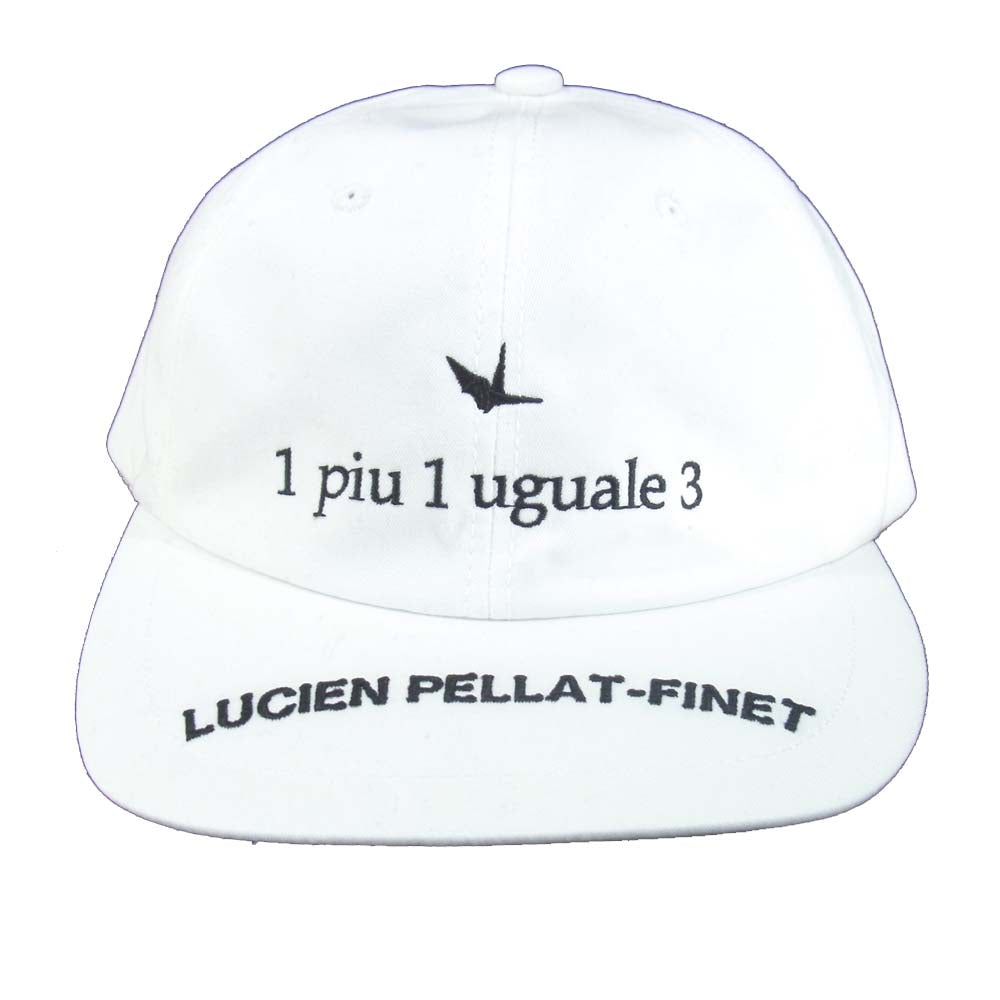 ウノピゥ ウノウグァーレトレ lucien pellat-finet ルシアン ペラフィネ キャップ ホワイト系 F【中古】