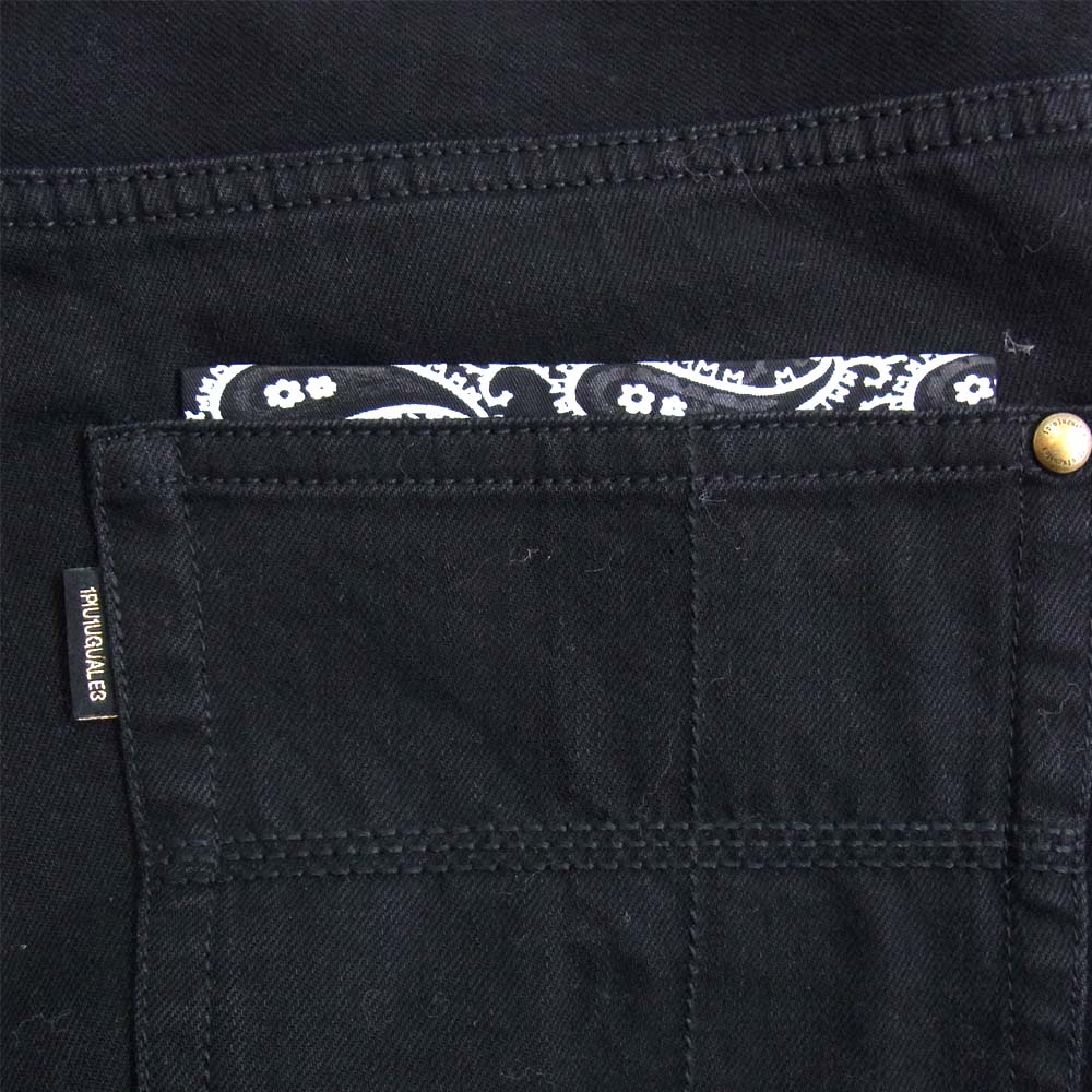 ウノピゥ ウノウグァーレトレ CTU199 バンダナ パンツ ブラック系 4【中古】