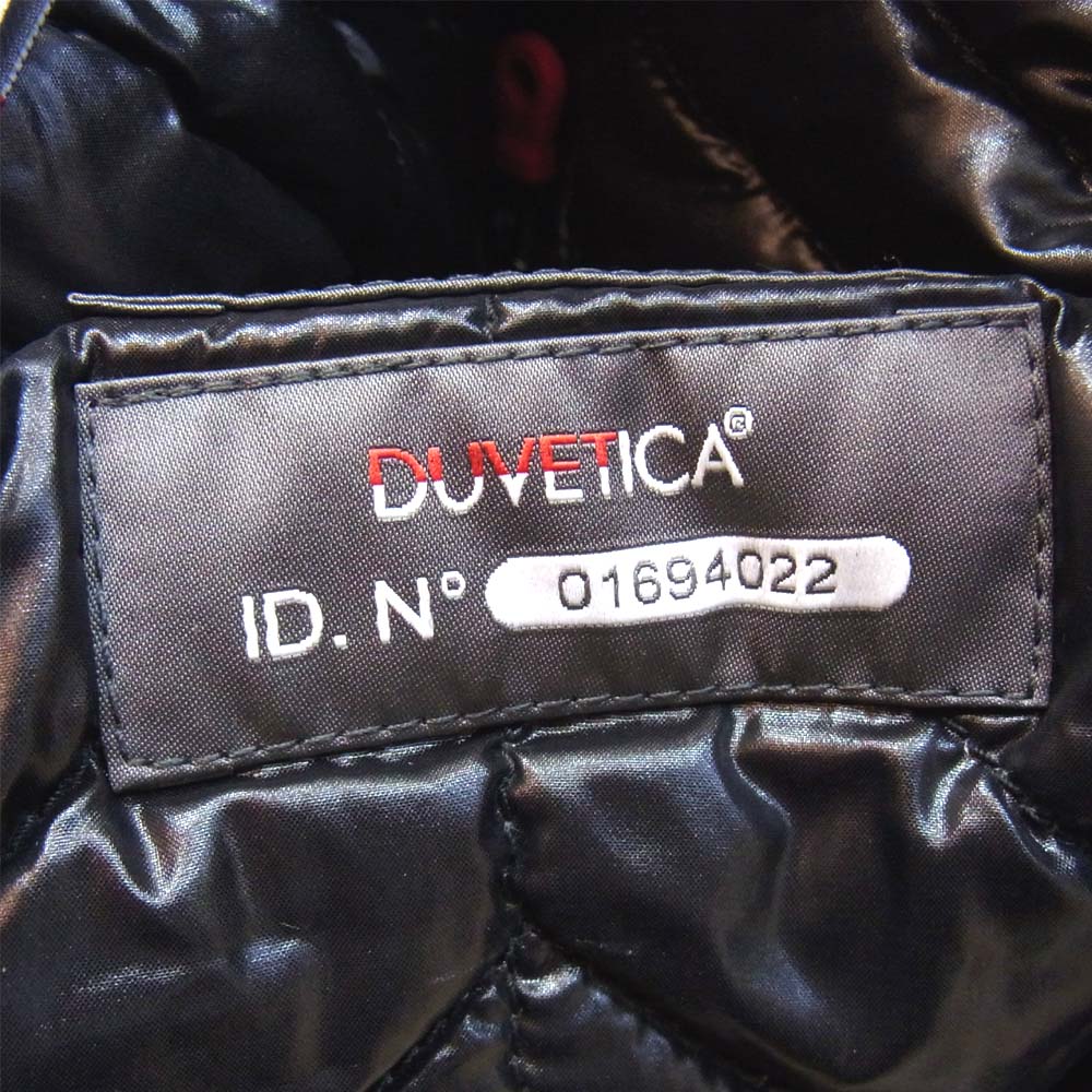 AKM エイケイエム ×DUVETICA デュベティカ ACARNANADUE パイピング M-65 ダウンジャケット ブラック系 L【極上美品】【中古】