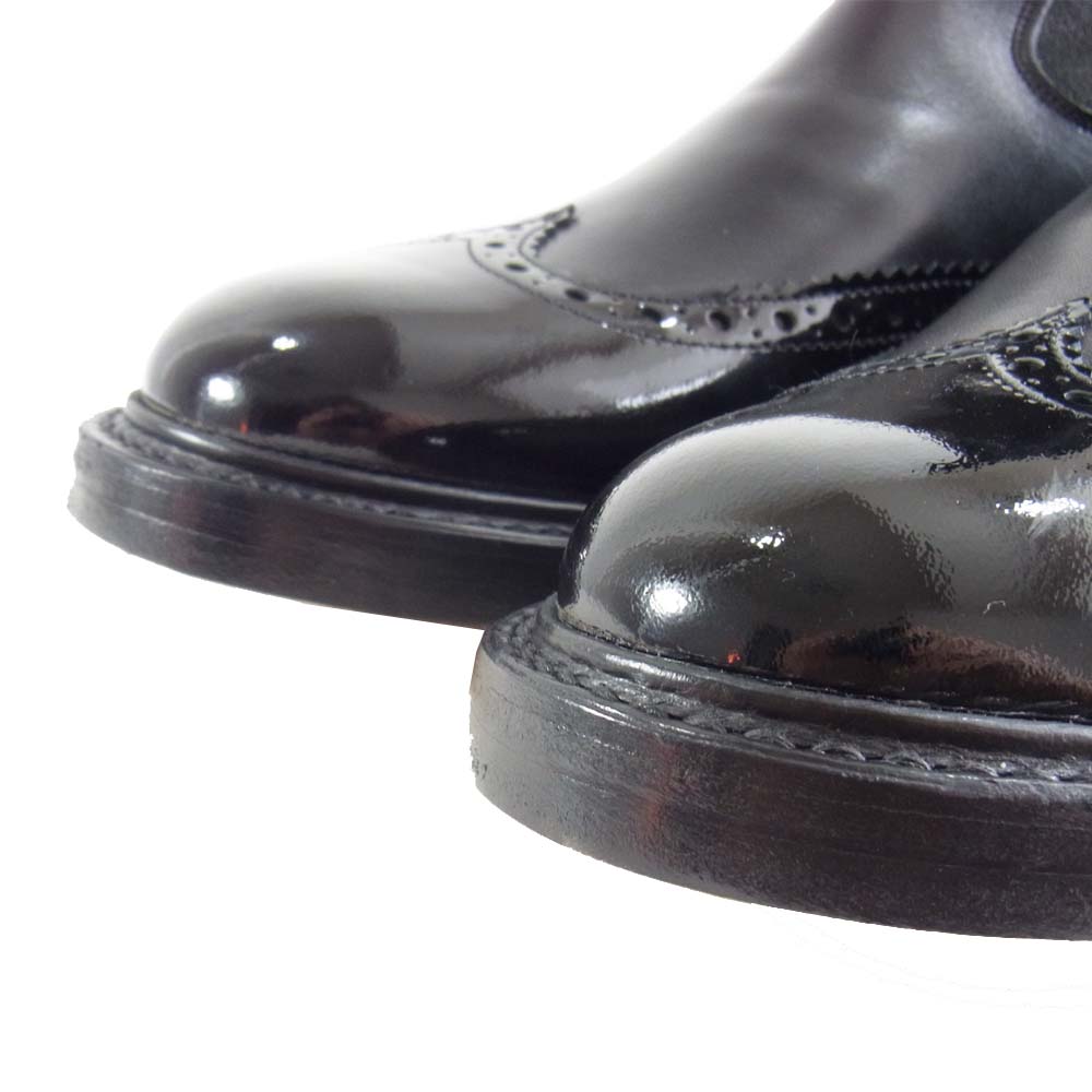 ウノピゥ ウノウグァーレトレ × Tricker's トリッカーズ チェルシー ブーツ ブラック系【極上美品】【中古】