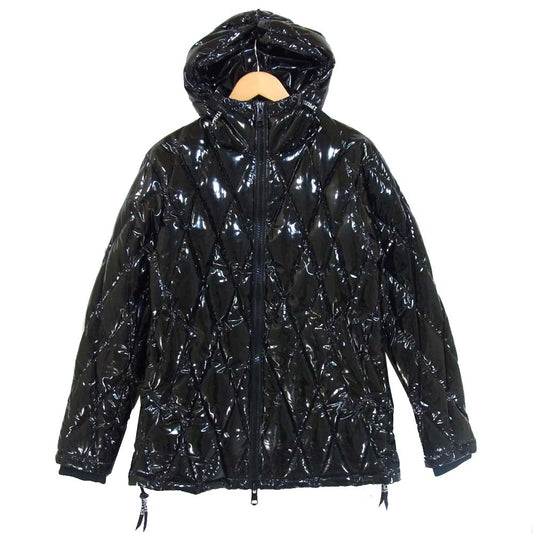 ウノピゥ ウノウグァーレトレ DW01 R[ONE] RIBBON TAPE DIA STETCH DOWN JACKET ダイヤ スティッチ ダウンジャケット ブラック系 6【美品】【中古】