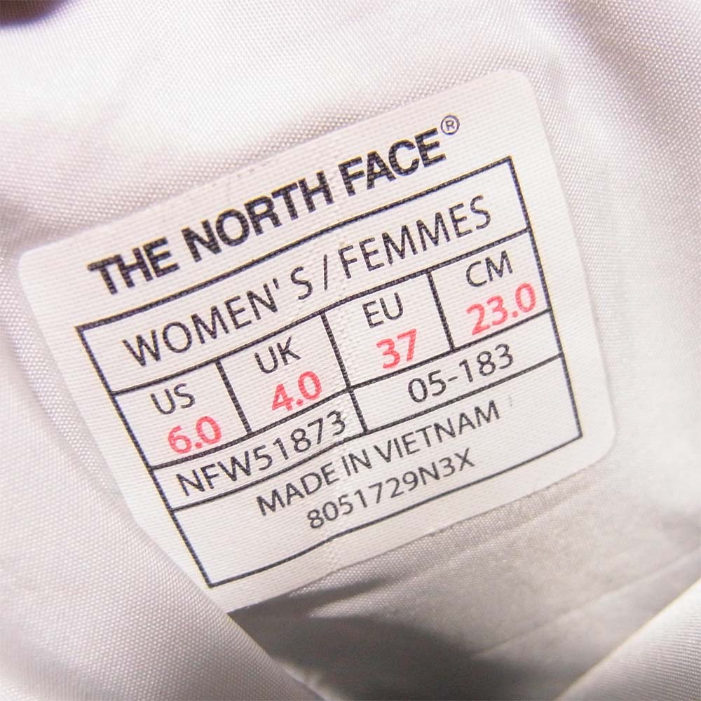 THE NORTH FACE ノースフェイス NFW51873 Nuptse Bootie WP VI ヌプシブーティ ブーツ ブラック系 US6【中古】