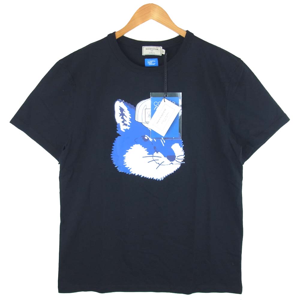 MAISON KITSUNE メゾンキツネ SPECOU00100 × コレット・モン・アムール COLETTE MON AMOUR TEE-SHIRT 半袖 ブラック系 XL【新古品】【未使用】【中古】