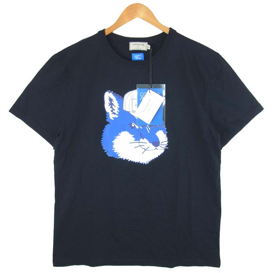 MAISON KITSUNE メゾンキツネ SPECOU00100 × コレット・モン・アムール COLETTE MON AMOUR TEE-SHIRT 半袖 ブラック系 XL【新古品】【未使用】【中古】