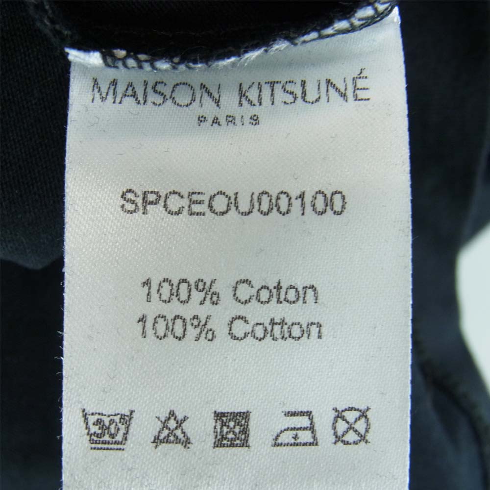 MAISON KITSUNE メゾンキツネ SPECOU00100 × コレット・モン・アムール COLETTE MON AMOUR TEE-SHIRT 半袖 ブラック系 XL【新古品】【未使用】【中古】