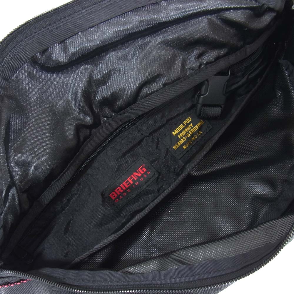 BRIEFING ブリーフィング × BEAMS PLUS MOBILE POD モバイル ブラック系【極上美品】【中古】