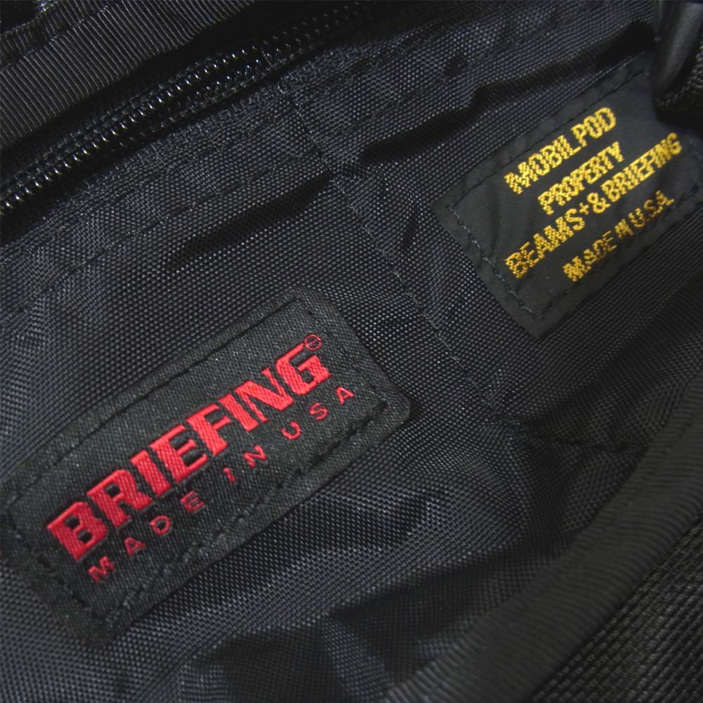 BRIEFING ブリーフィング × BEAMS PLUS MOBILE POD モバイル ブラック系【極上美品】【中古】