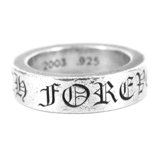 CHROME HEARTS クロムハーツ（原本無） 6ｍｍ CH FOEVER スペーサー リング シルバー系 14号【中古】