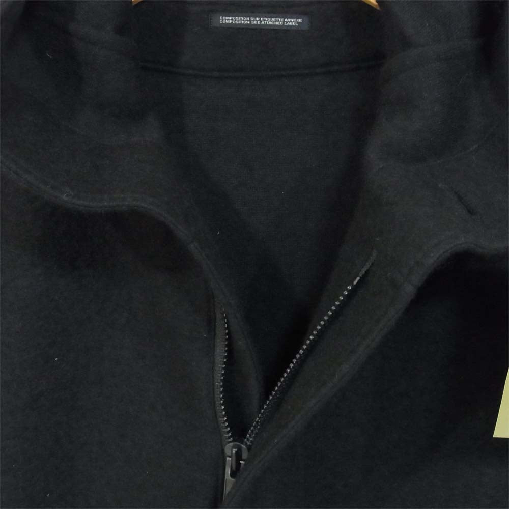 Yohji Yamamoto ヨウジヤマモト HR-C07-102 WOOL JERSEY HOODED FLY TAILORING COAT フード付き 比翼 コート ブラック系 1【極上美品】【中古】