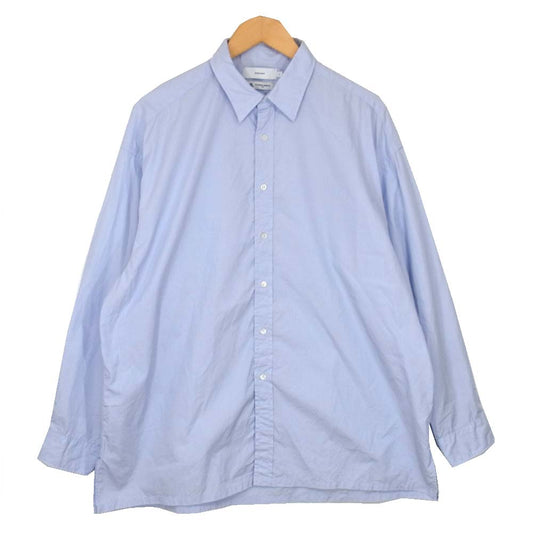 GRAPHPAPER グラフペーパー GM184-50505 THOMAS MASON 長袖 シャツ ライトブルー系 F【中古】