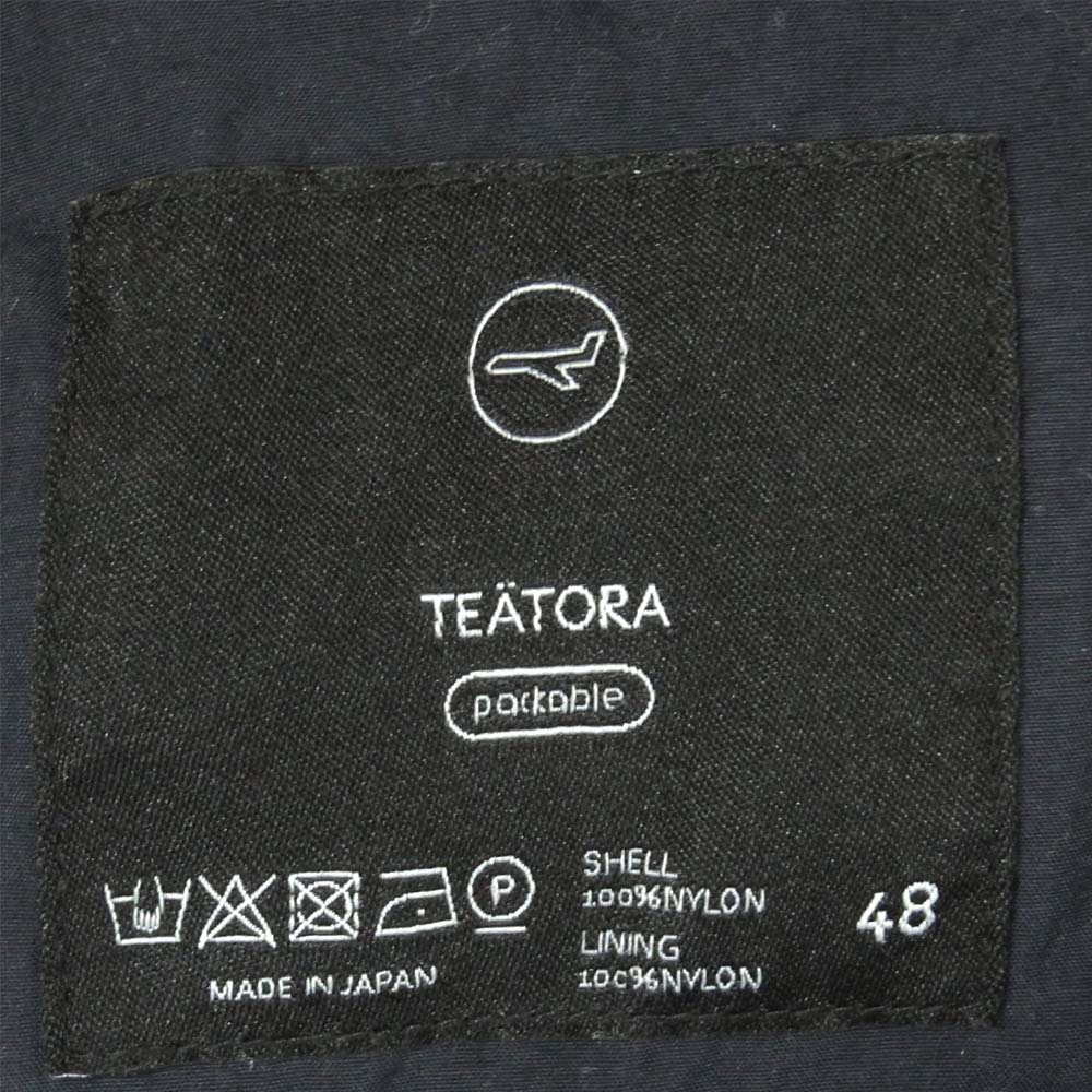 TEATORA テアトラ tt-102-p DEVICE JKT Packable デバイス ジャケット パッカブル 日本製 ダークネイビー系 48【中古】