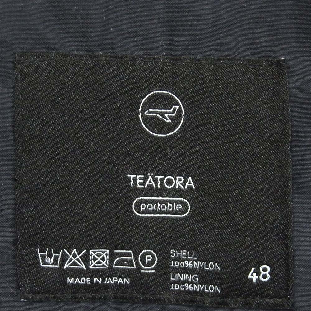 TEATORA テアトラ tt-102-p DEVICE COAT Packable デバイス コート パッカブル 日本製 ダークネイビー系 48【中古】