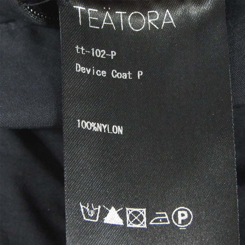 TEATORA テアトラ tt-102-p DEVICE COAT Packable デバイス コート パッカブル 日本製 ダークネイビー系 48【中古】