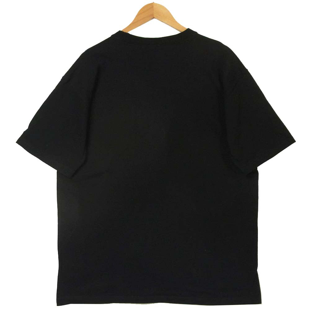 Yohji Yamamoto ヨウジヤマモト POUR HOMME プールオム × NEW ERA ニューエラ HH-T17-990 ロゴパッチ ロゴプリント Tシャツ ブラック系 XXL【中古】