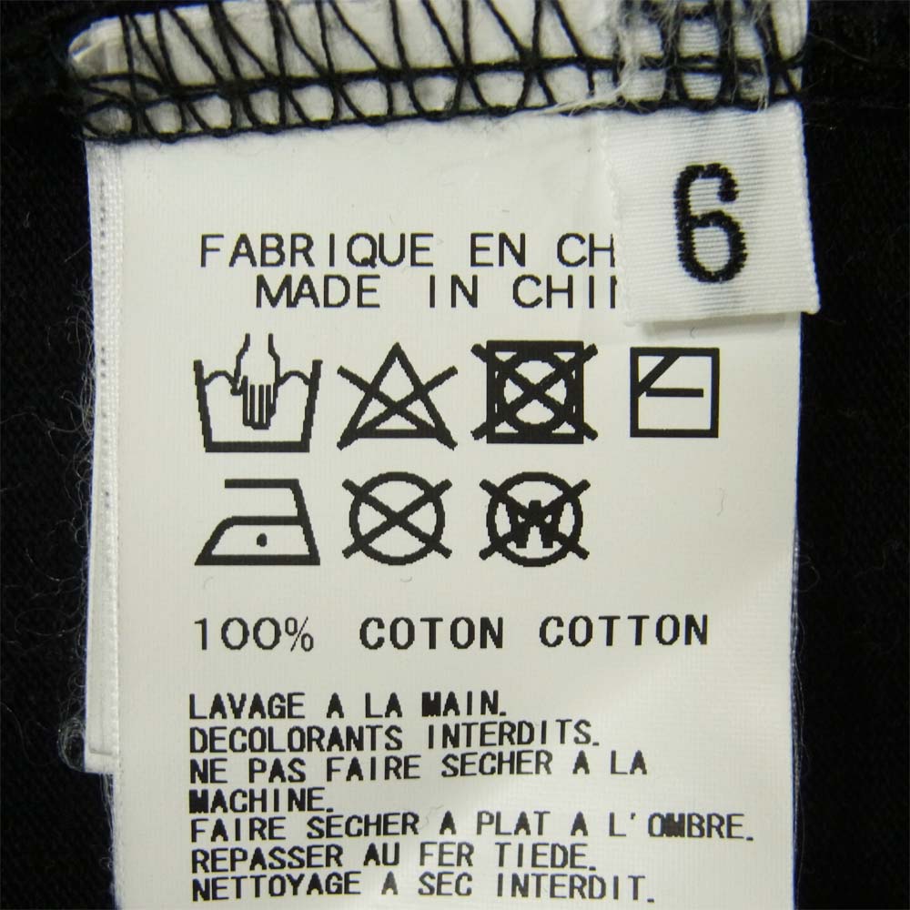 Yohji Yamamoto ヨウジヤマモト POUR HOMME プールオム × NEW ERA ニューエラ HH-T17-990 ロゴパッチ ロゴプリント Tシャツ ブラック系 XXL【中古】