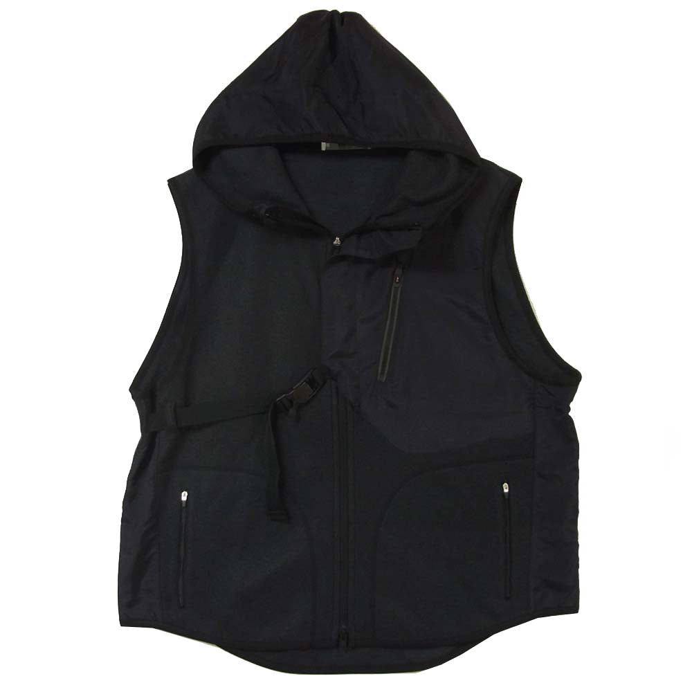 Yohji Yamamoto ヨウジヤマモト Y-3 ワイスリー GK4374 M CH1 FLEECE VEST フリースベスト ブラック系 XL【美品】【中古】
