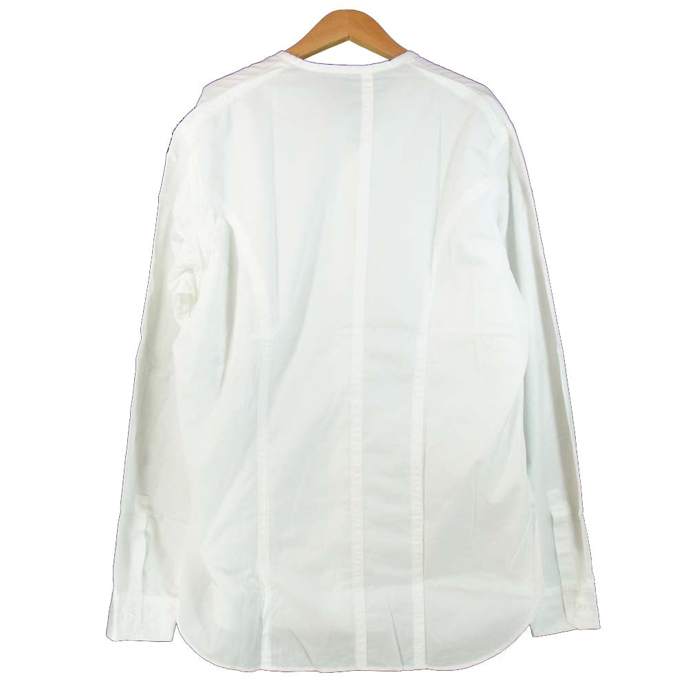 Yohji Yamamoto ヨウジヤマモト POUR HOMME プールオム HK-B01-001 環縫ブロードG 細スタンド 環縫い シャツ ホワイト系 4【中古】