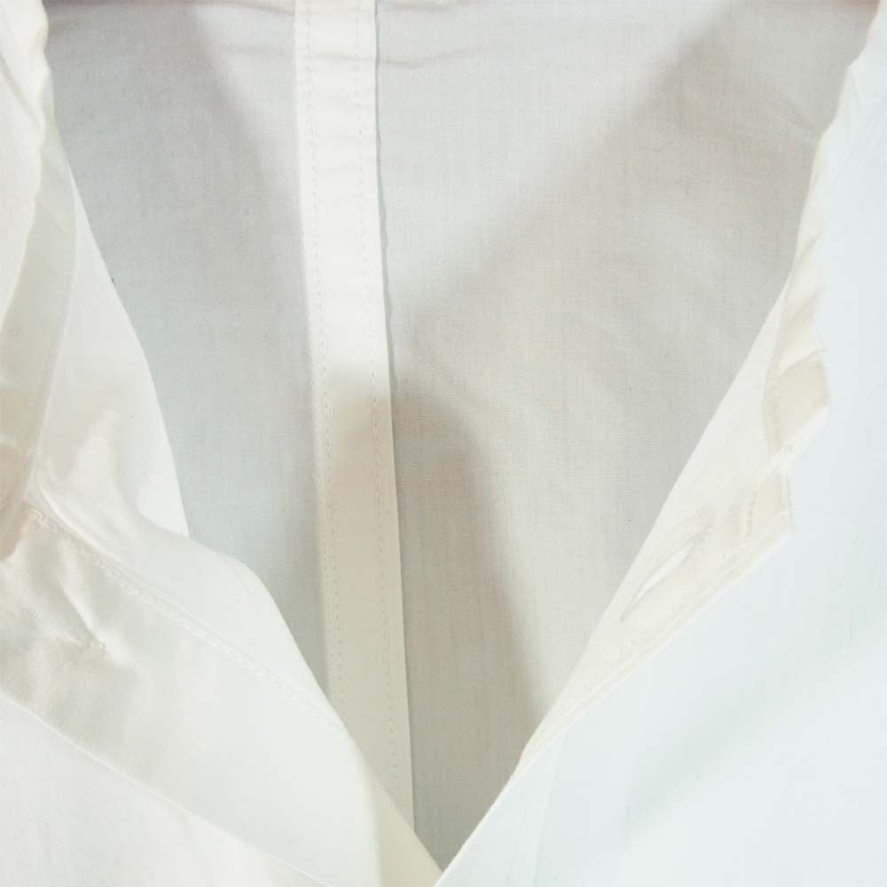 Yohji Yamamoto ヨウジヤマモト POUR HOMME プールオム HK-B01-001 環縫ブロードG 細スタンド 環縫い シャツ ホワイト系 4【中古】