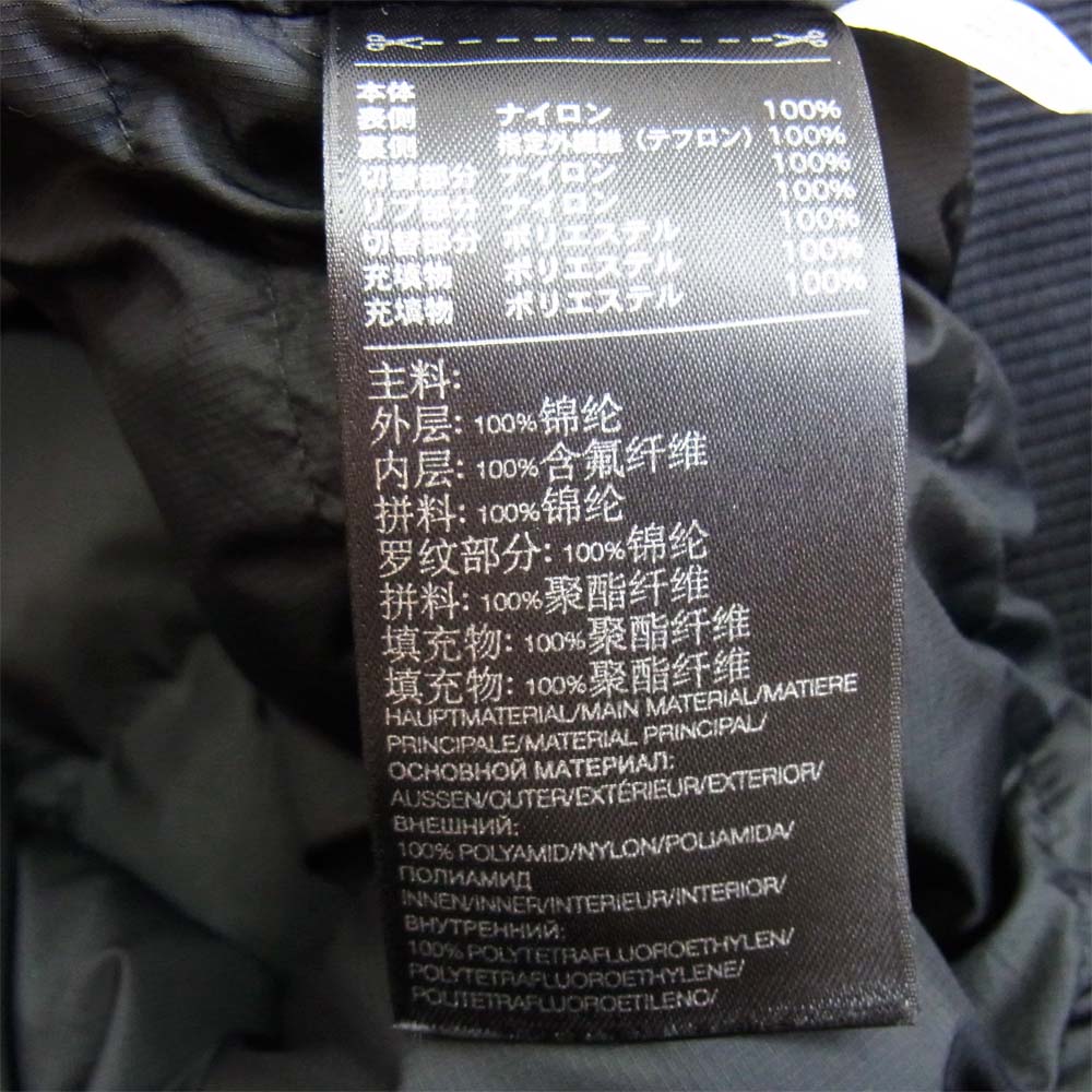 Yohji Yamamoto ヨウジヤマモト Y-3 ワイスリー FJ0430 M GTX DOWN HARRINGTON JACKET ゴアテックス ハリントン 中綿 ジャケット ブラック系 XL【中古】