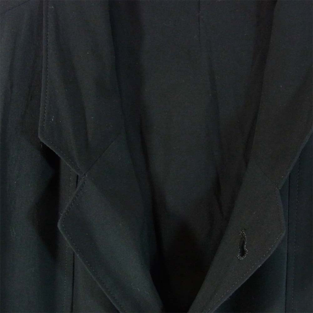 Yohji Yamamoto ヨウジヤマモト POUR HOMME プールオム 18SS HW-J51-204 Ryスパンローン 前二重 フラシ レーヨン テーラード ジャケット ブラック系 4【中古】
