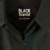 Yohji Yamamoto ヨウジヤマモト POUR HOMME プールオム 20SS BLACK SCANDAL HN-B26-015-1A バックプリント スタッフシャツB ブラック系 4【美品】【中古】