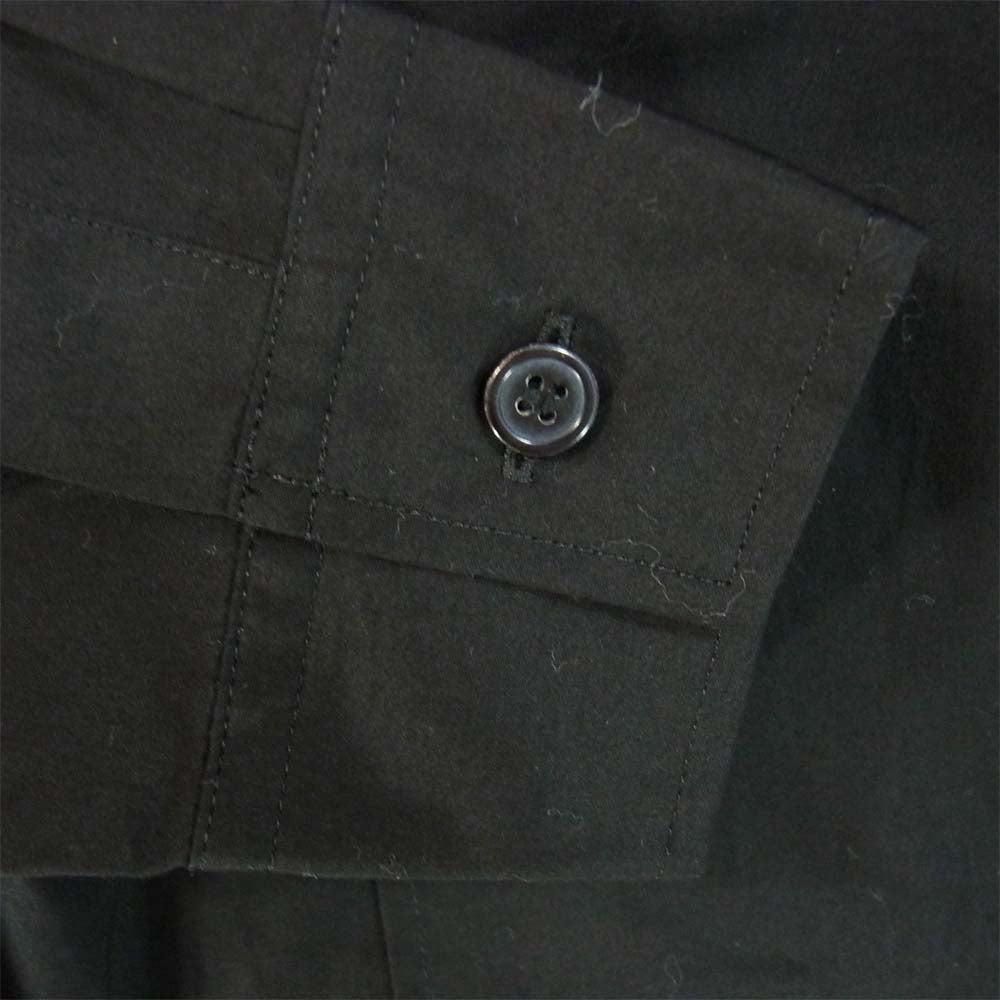 Yohji Yamamoto ヨウジヤマモト POUR HOMME プールオム 20SS BLACK SCANDAL HN-B26-015-1A バックプリント スタッフシャツB ブラック系 4【美品】【中古】