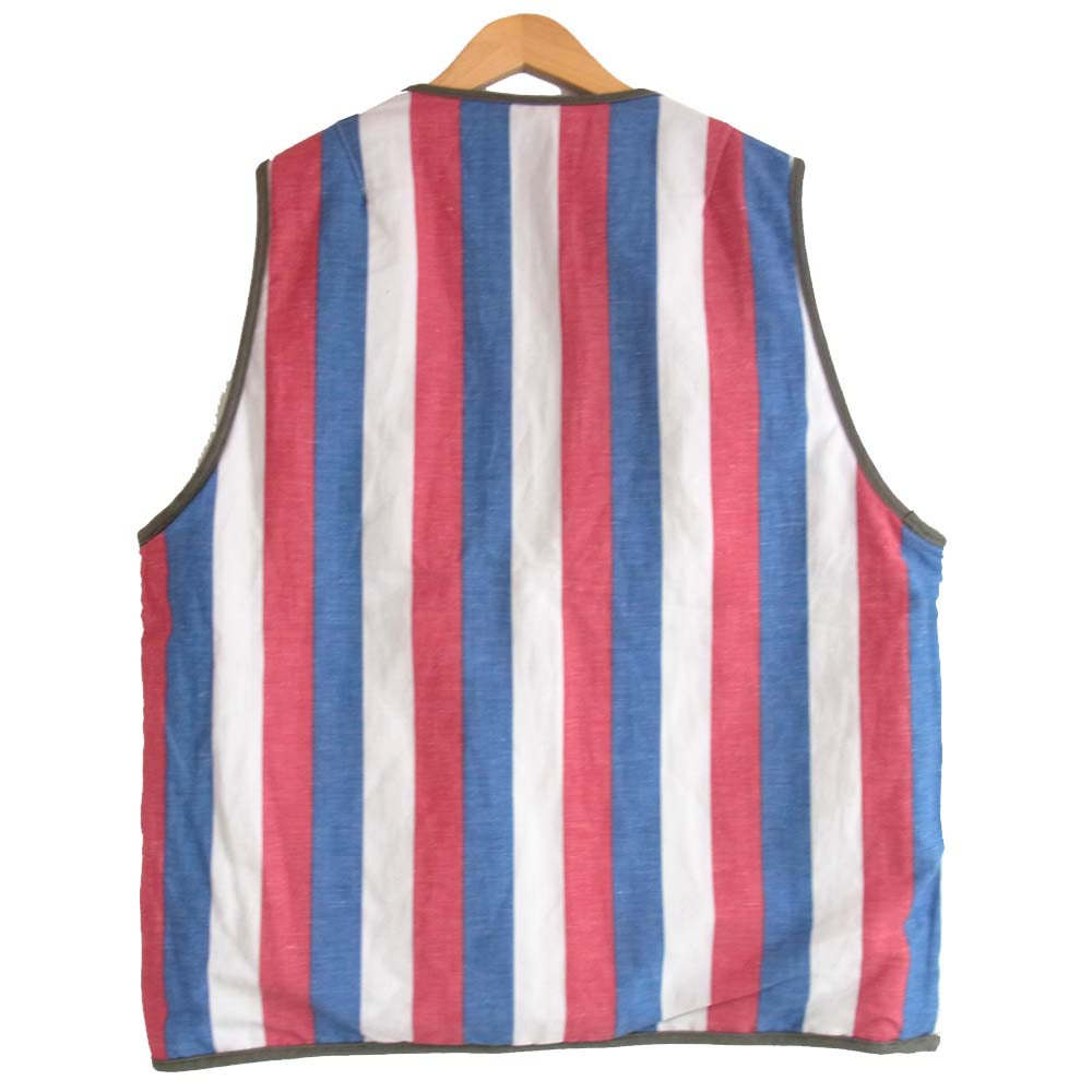 VISVIM ビズビム 0120205013017 20AW IRIS LINER VEST リバーシブル アイリス ライナー ベスト カーキ系 5【美品】【中古】