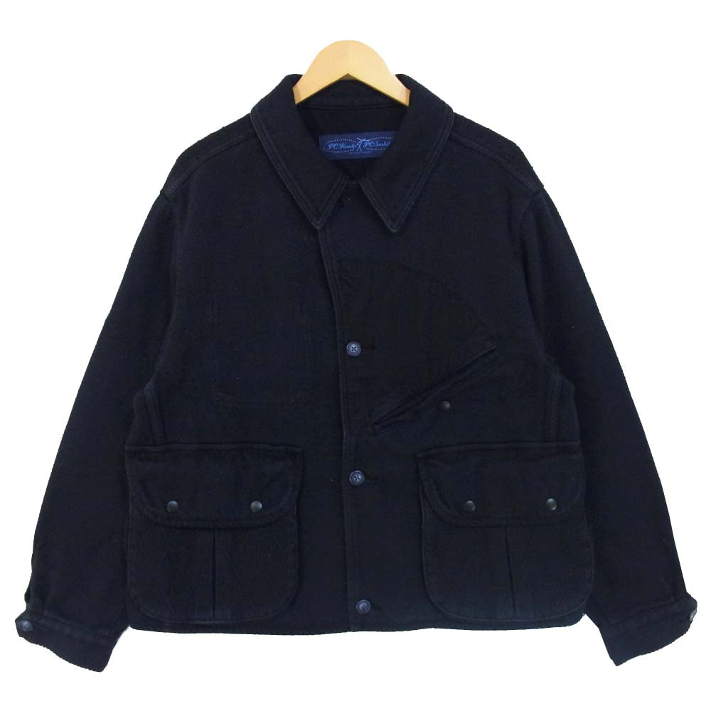PORTER CLASSIC ポータークラシック PC KENDO HUNTER JACKET 剣道 ハンター ジャケット ダークネイビー系 L【中古】