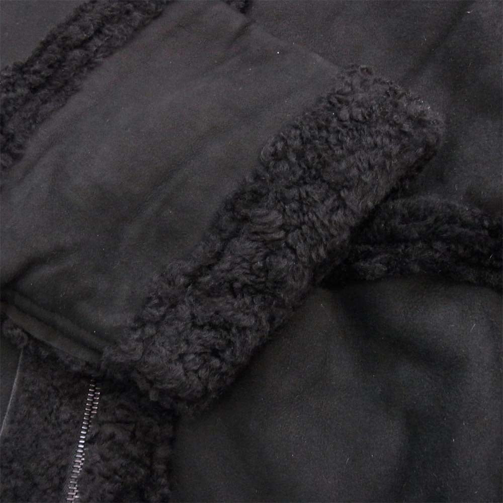 PORTER CLASSIC ポータークラシック MOUTON BEATNIK SMOCK ムートン ビートニク スモック レザージャケット ブラック系 3【美品】【中古】