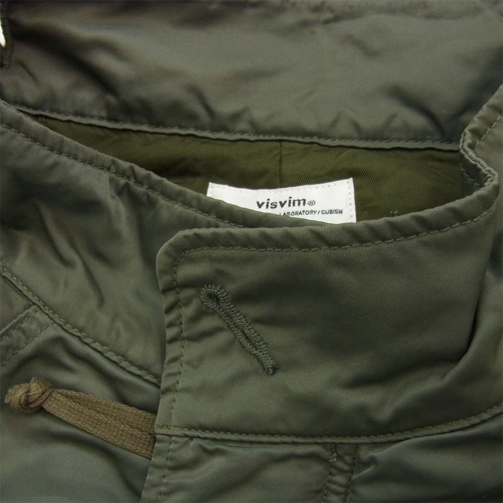 VISVIM ビズビム 0119205013007 19AW SIX-FIVE FISHTAIL PARKA 泥染 フィッシュテール パーカー M65 モッズコート カーキ系 2【美品】【中古】