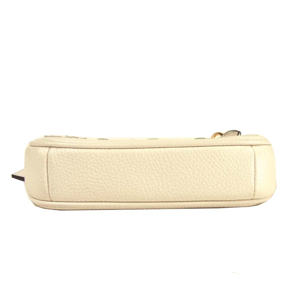 COACH コーチ 65726 リスレット ノリータ ポーチ ミニバッグ ベトナム製 オフホワイト系【中古】