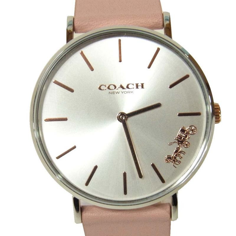 COACH コーチ 14503258 PERRY WATCH ペリー ウォッチ 腕時計 ピンク系【極上美品】【中古】